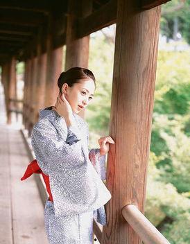 日本和服美女动态,日本美女和服舞动之美